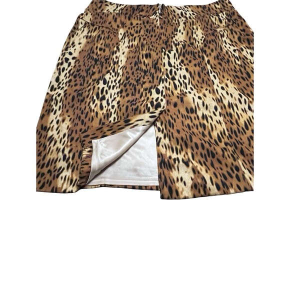 🔥 NY&CO LEOPARD SKIRT W14 EUC FLAWLESS! 🔥 - Picture 6 of 9